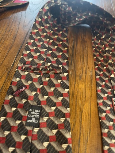 J.Z. RICHARDS COUTURE HIGH END DRESS SUIT DESIGNER NECKTIE TIE FREE SHIPPING - Picture 3 of 5