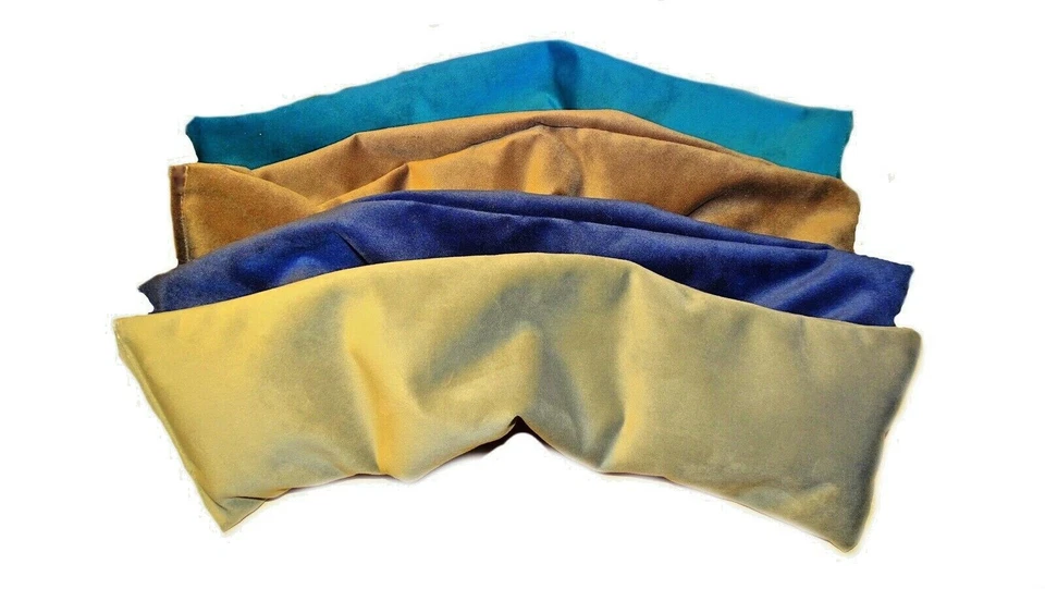 WHEATBAGSRUS Wheat Bag extra long in luxury velour. relives neck pain & tension. 4 colours