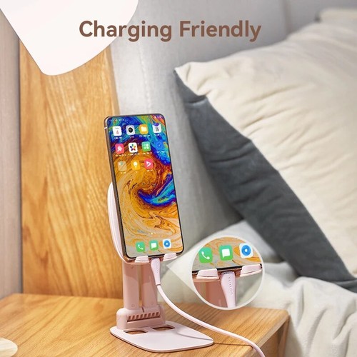 Cell Phone Stand Holder Desktop Telescopic Stand Mount For iPhone iPad Tablet - Picture 10 of 16