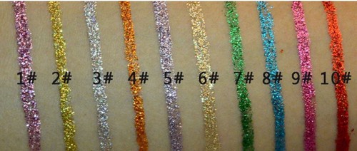 Eye Makeup Glitter Shine Shimmer Diamond Liquid Eye Eyeliner Shadow Eyeshadow - Picture 22 of 22