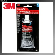 3M BONDO New 907 GLAZING AND SPOT PUTTY 907, 4.5 fl oz