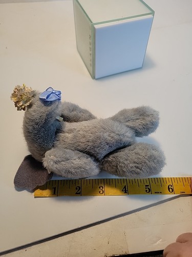 Forget You Not Peluche Elefante Oso Norteamericano 1990 Pequeño Articulado De Colección - Imagen 7 de 7
