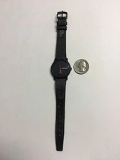 TIMEX ACCENT NOIR WATCH BLACK CASE NEEDS BATTERY