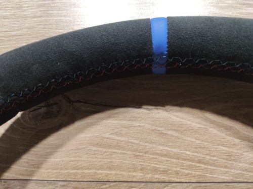 BMW Lenkrad E92 M3 E90 E91 E93 E81 E82 E87 E88 M FLACH UNTEN Alcantara - Bild 5 von 9