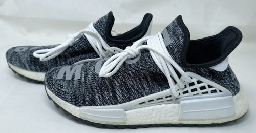 Taglia 9.5 - Adidas Pharrell x NMD Human Race Trail Oreo 2017 AC7359 - Foto 2 di 8
