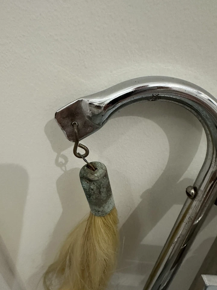 Xilófono de marcha Bruno de colección con correa de transporte mazos y borlas de pelo de caballo Foto 4 de 4