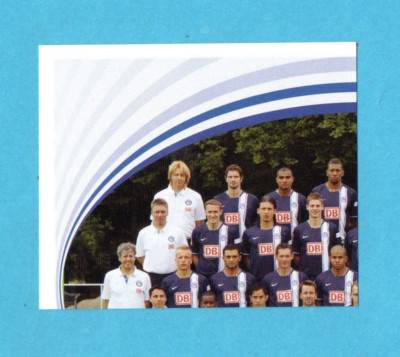 BUNDESLIGA-FUSSBALL 2007/2008-Figurina n. 10-SQUADRA/TEAM 1/4-HERTA B-NEW tendance VELINA