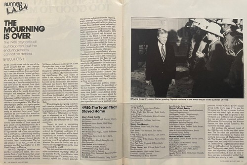 1983 The Runner Magazine August Olympic Countdown, 2 Nike ads - Picture 19 of 24