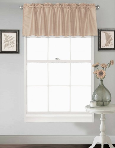 1PC SILKY ROD POCKET VALANCE WINDOW CURTAIN DECOR SHORT 55"W X 18" L (S18)NEW - Picture 25 of 29