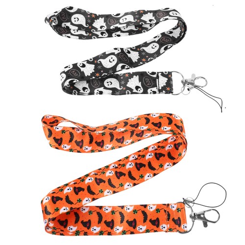 2 szt. Paski na telefon komórkowy Halloween Design Smycze Telefon komórkowy Nadgarstek - Zdjęcie 3 z 12