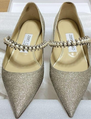 JIMMY CHOO BAILY FLAT 36 - Picture 1 of 6
