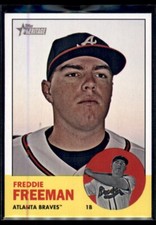 2012 Topps Heritage Freddie Freeman Atlanta Braves #53