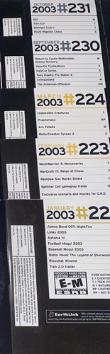 Computer Gaming World Demo Lot of 12 PC CD-ROM Demo Discs (Dec 2001 - Oct 2003) - Picture 14 of 24