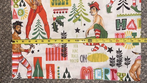 Funda de Almohada - Sexy Lindo Hombres Navidad Elfo Estándar 28x19” Ojo de Elfo Caramelo Santa - Imagen 8 de 8
