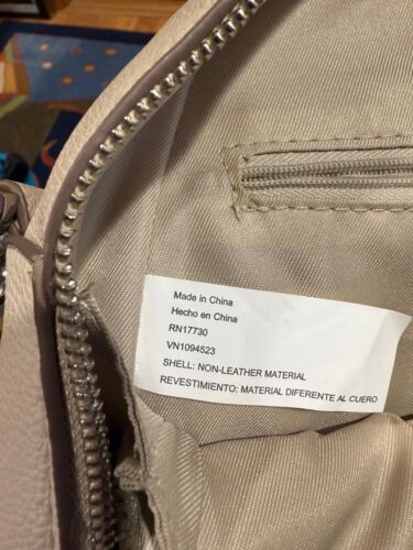 "A New Day" Backpack Handbag Biege Purse - Picture 4 of 4
