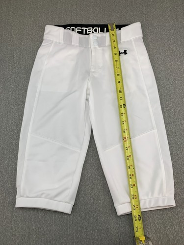 Bragas Under Armour Softbol Juveniles Medianas Blancas A Presión Cintura Ancha Bolsillos Traseros - Imagen 16 de 17