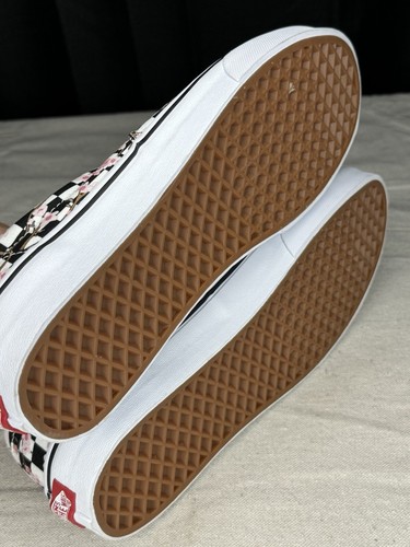 Scacchiera Vans personalizzata fiori di ciliegio stringata nuova con 11/M 9,5 - Foto 9 di 9