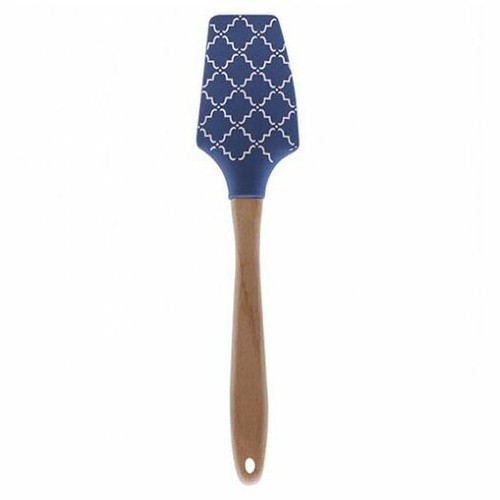 TableCraft 12" Farmhouse Collection 3pc Silicone Spatula Set with Wood Handle - Picture 2 of 4