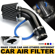 76mm 3'' Universal Car Cold Air Intake Filter & Alumimum Induction Kit Pipe Hose
