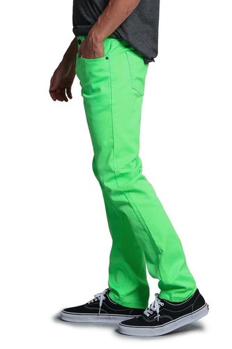 Pantalones de mezclilla ajustados Victorious para hombre color spandex elásticos de colores DL937-PARTE-2 - Imagen 18 de 48