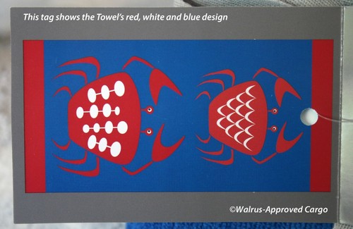CRATE & BARREL KIDS CRAB BEACH TOWEL -NWT- LET THE LITTLE ONE SIDLE UP TO FUN! - Picture 2 of 7