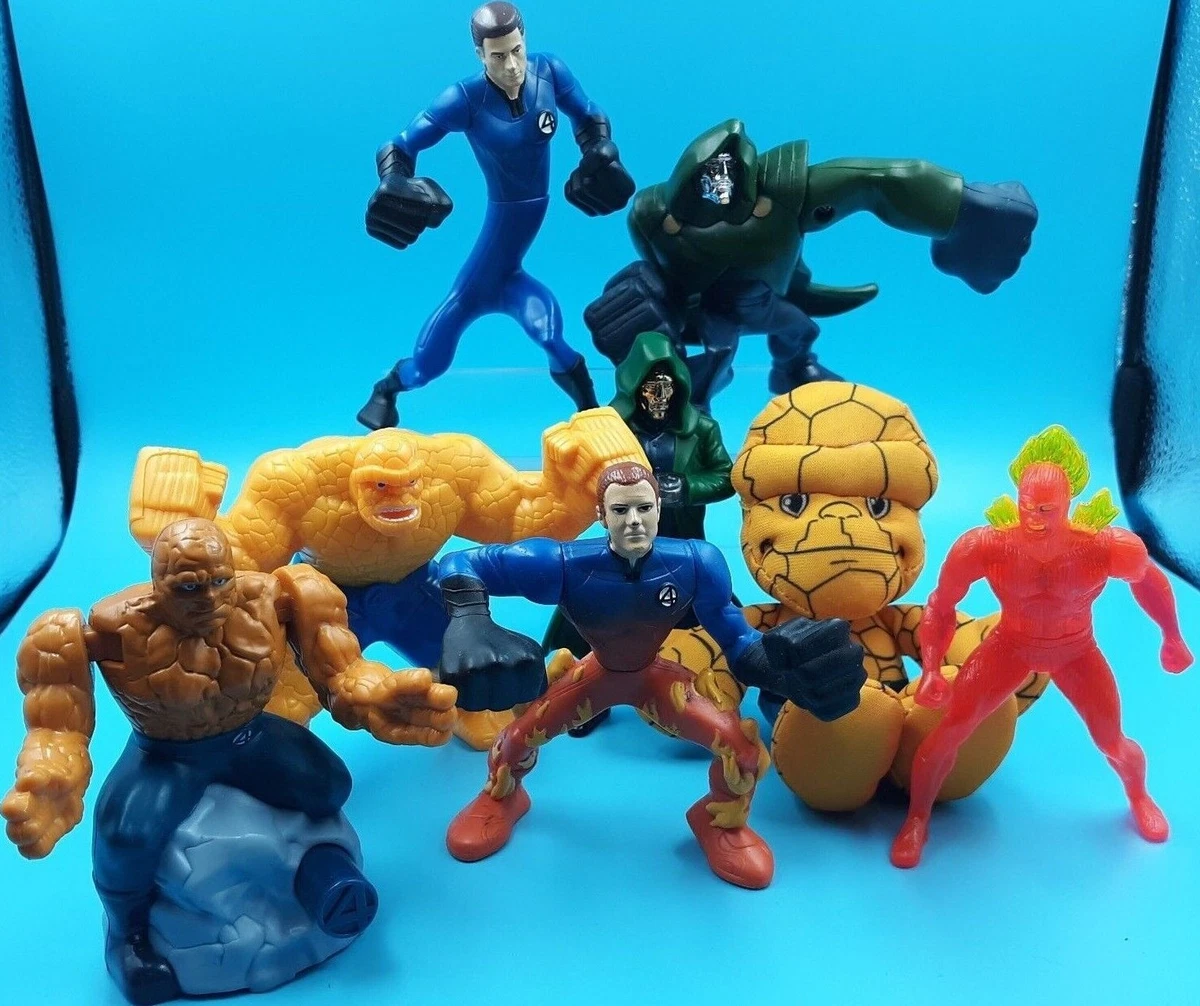 Lot of FANTASTIC FOUR Toys Action Figures Burger King THING DOOM