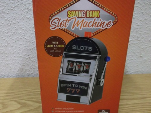 Spardose Slot Machine Spielautomat mit Licht und Sound NEU in OVP - Bild 2 von 3