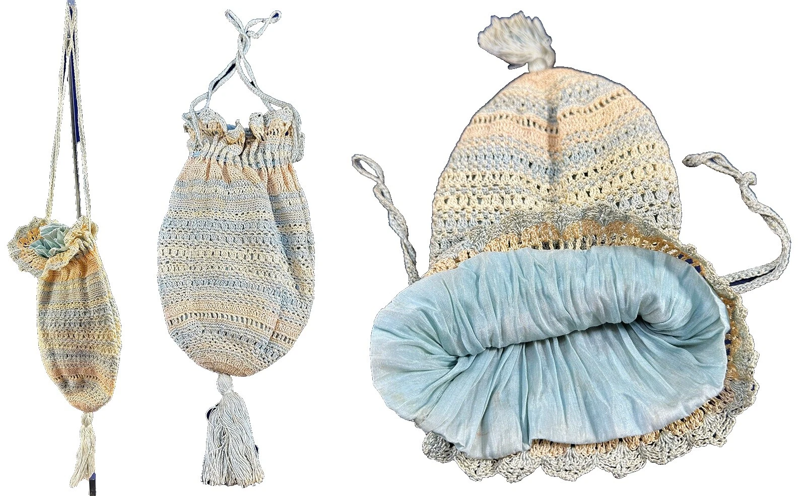 Bolsos vintage Eduardiano Cordón Handmade, Bolsos y estuches