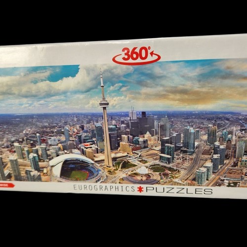 Eurographics Puzzle Toronto Canada Cityscape 1000 Pieces Made USA Lg 39 x 13 New - Picture 2 of 10