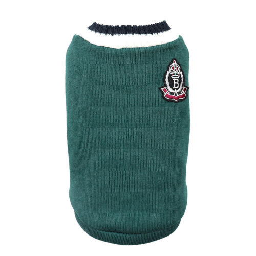 Puppy Dog Jumper Winter Knitted Sweater Pet Clothes Small Dogs College Coat ♪ - Picture 14 of 16