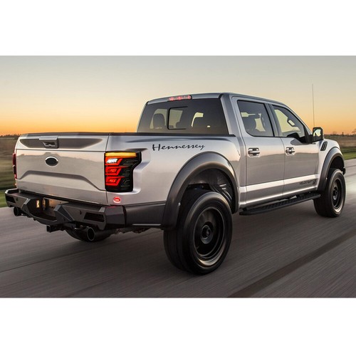 Smoked Pair LED Tail Lights For Ford F150 2015-2020 Rear Lamp Start Up Animation - Picture 23 of 24