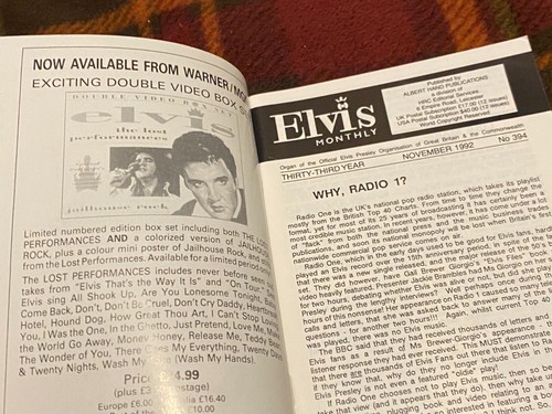 ELVIS MONTHLY MAGS - 26th Year to 41st Year - (((((((((((£1 ONLY)))))))))) - Picture 151 of 383