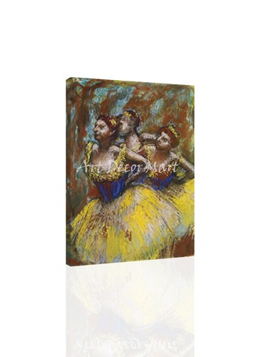 Trois Danseuse by Degas - CANVAS OR PRINT WALL ART - Picture 1 of 2