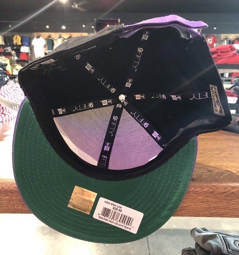 Lakers New Era Strapback In Black/Purple NWT Retail $29.99! 100% Authentic!! - Picture 5 of 10