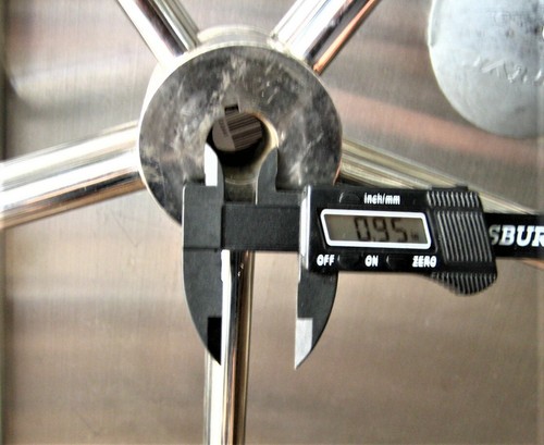 Jefa WHT1700L ~NEW~ 67" Tandem Spoke Stainless Steel Sailboat Steering Wheel - Bild 8 von 12