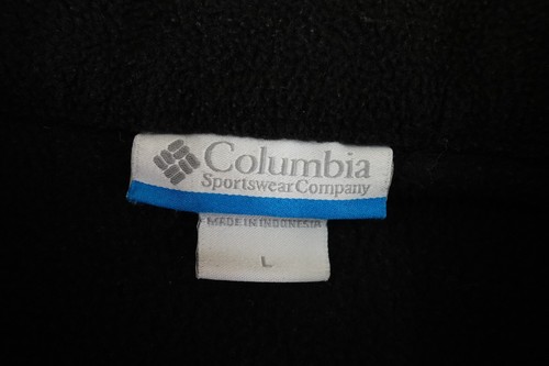 Iowa Hawkeyes Columbia Mens Size Large Black Fleece Mock Neck Full Zip Jacket - Picture 3 of 10
