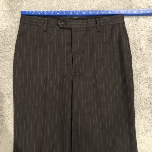 Brooks Brothers 1818 Fitzgerald Italy 42L 100% Wolle Anzug 32x32 Flatfront Hose - Bild 17 von 24