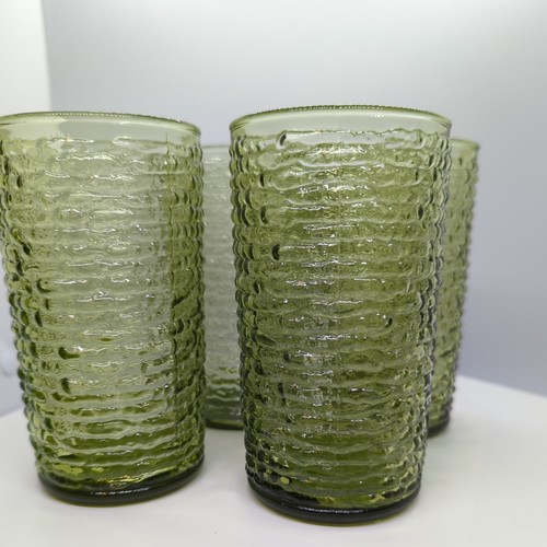 Vintage Anchor Hocking Soreno 12oz Water Glasses Set of 4 in Excellent Condition - Picture 3 of 12