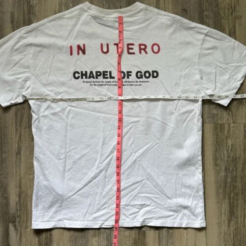 Fear Of God Nirvana In Utero T Shirt Size XL Kurt Kobain - Picture 7 of 7
