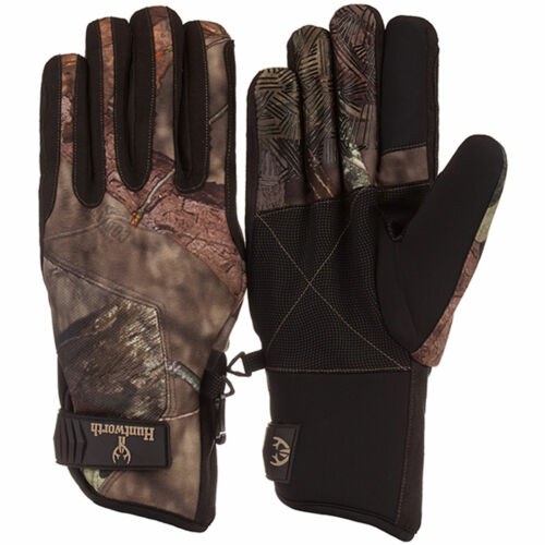 Huntworth Mossy Oak Breakup Country Men's Tri Laminate Hunting Gloves: M/L-L/XL - Picture 2 of 5