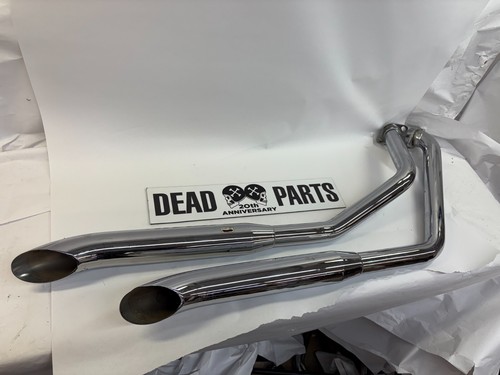 Harley EVO turn out 80098-88T new exhaust pipes mufflers