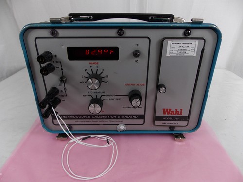 WAHL MODEL C-65 TERMOCOUPLE CALIBRATION STANDARD - Picture 3 of 7