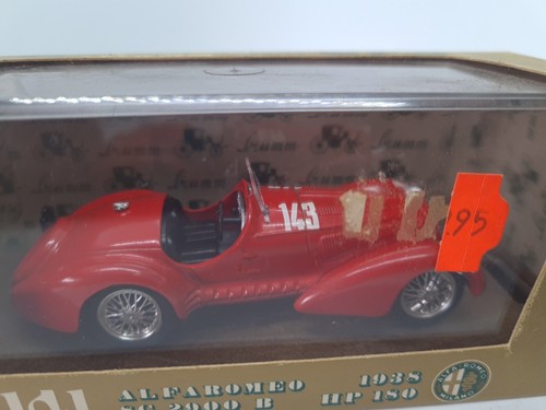 Brumm R141 1938 ALFA ROMEO SC 2900 B 1:43 scale diecast model car VINTAGE New - Picture 2 of 8