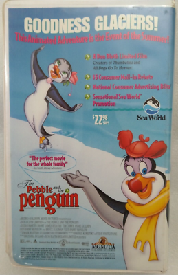 遠藤久美子 CDS+VHS HAPPY POCKET PRESENTS VHS The Pebble and the Penguin (VHS, 1995, Clam Shell