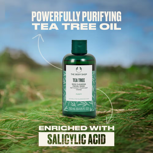 The Body Shop Tea Tree Skin Clearing Facial Wash (250ml) -free shipping - Picture 6 of 6