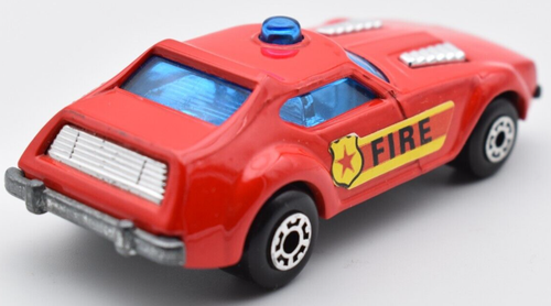 Matchbox Superfast #64 Fire Chief Car red body. England Base - Picture 2 of 4