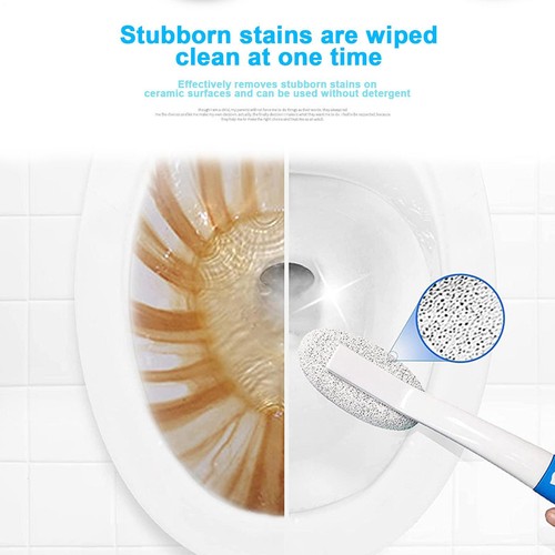 Toilet Cleaning Brush Pumice Stone With Handle Tiles Tub Sink Brick Pool Cleaner - Picture 9 of 12