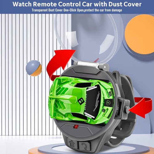Watch RC Car Toy Mini 2.4GHz Remote Control Car Watch Kids Fun Rechargeable - Picture 12 of 16