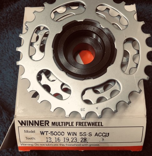 Vintage Suntour Winner 5 Sp Freewheel Eroica Hills 13-28 NIB - Picture 6 of 8