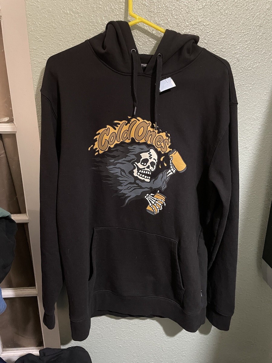 Vans Men's Cold Ones Grim Reaper Skull Pullover Hoodie